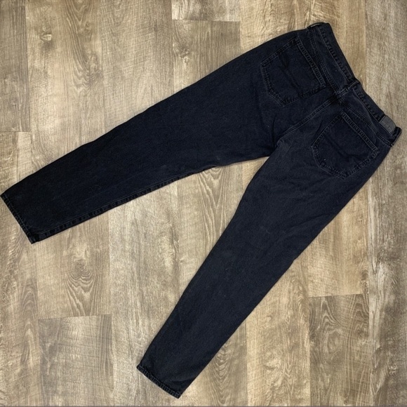 AMERICAN EAGLE Plus HI RISE GIRLFRIEND black jeans women’s size 14 XLong - Picture 7 of 10